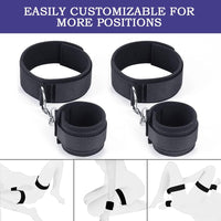BDSM Wrist-to-Thigh Bondage Adjustable Sex Cuffs For Bedroom sex