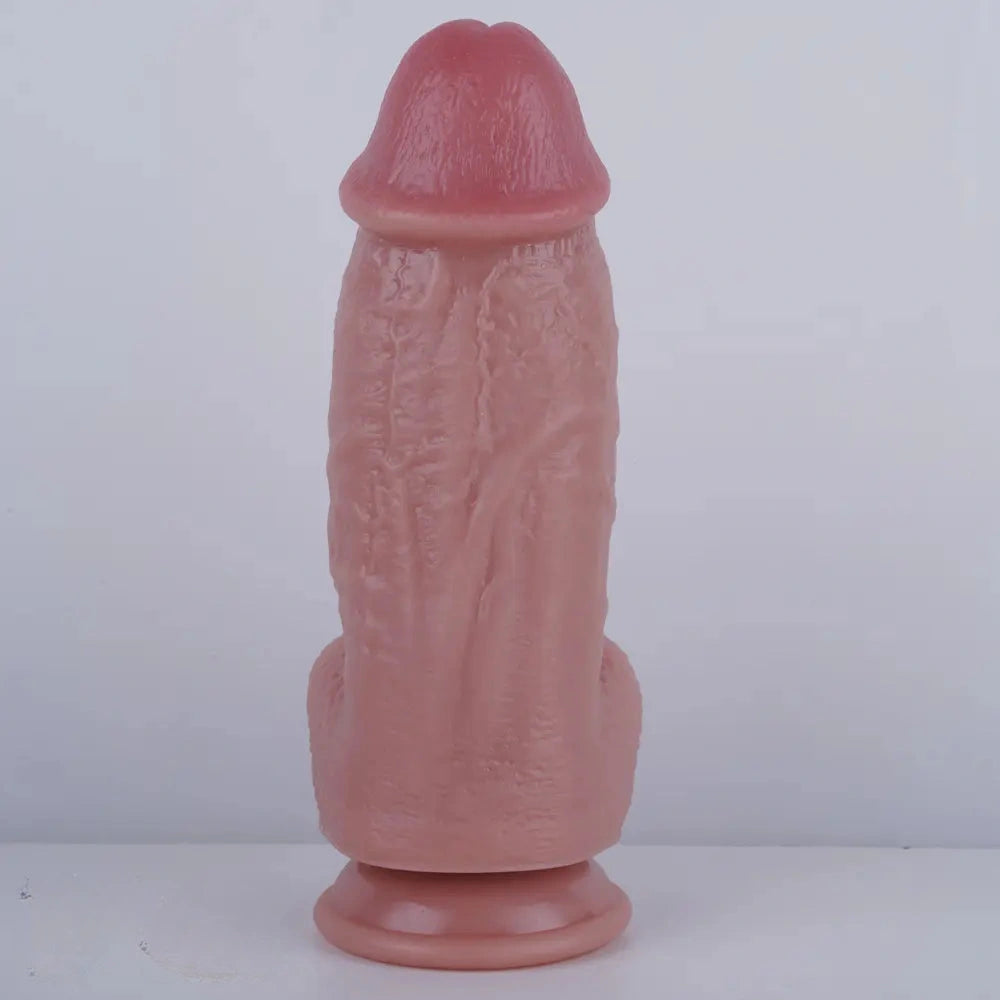 8in Big Fat Dildo Real Skin Lifelike Sex Toy For Women Men Couples Sex