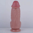 8in Big Fat Dildo Real Skin Lifelike Sex Toy For Women Men Couples Sex