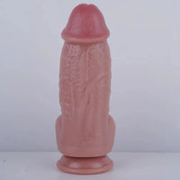8in Big Fat Dildo Real Skin Lifelike Sex Toy For Women Men Couples Sex