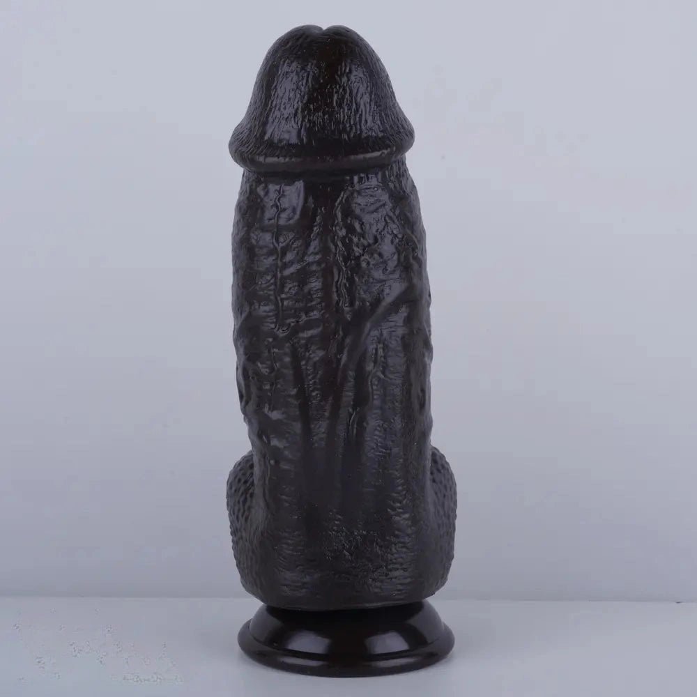 8in Big Fat Dildo Real Skin Lifelike Sex Toy For Women Men Couples Sex