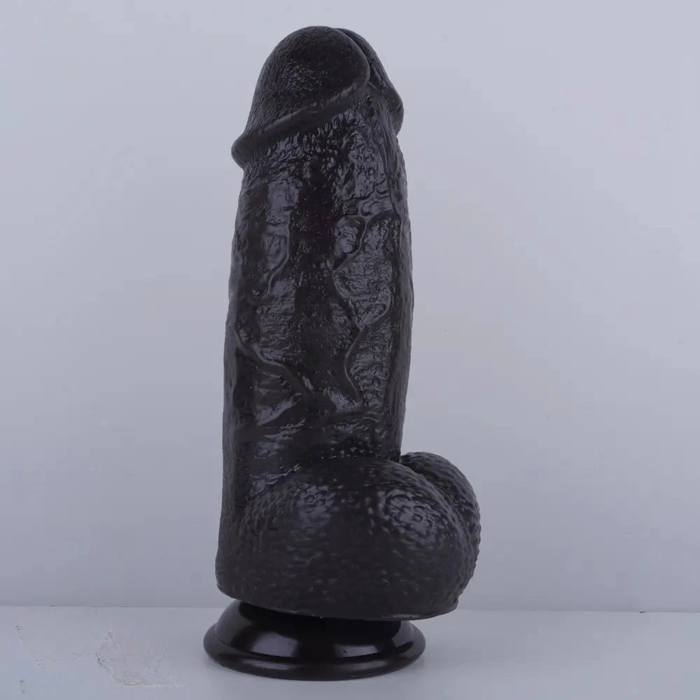 8in Big Fat Dildo Real Skin Lifelike Sex Toy For Women Men Couples Sex