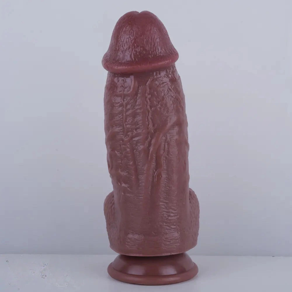 8in Big Fat Dildo Real Skin Lifelike Sex Toy For Women Men Couples Sex