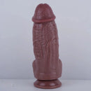 8in Big Fat Dildo Real Skin Lifelike Sex Toy For Women Men Couples Sex
