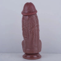 8in Big Fat Dildo Real Skin Lifelike Sex Toy For Women Men Couples Sex
