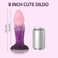 8in Fantasy Dragon Monster Silicone Big Dildo Bold Design Highquality Toy