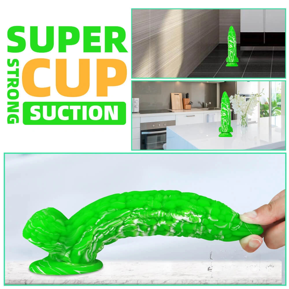 8in Fruit Premium Silicone Dildo Penis Masturbation Adult Sex Toy