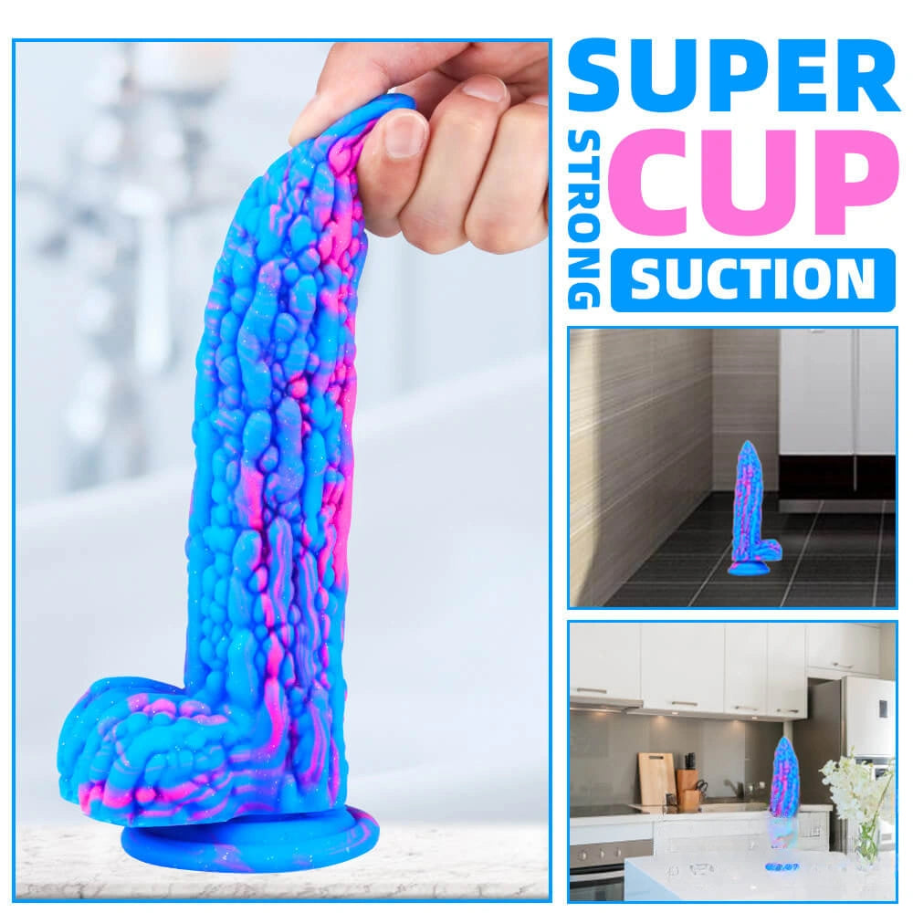 8in Fruit Premium Silicone Dildo Penis Masturbation Adult Sex Toy