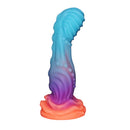 8in Luminous Fantasy Silicone Soft Big Dildo Manual Climax Bed Cock Toy