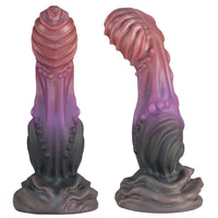 8in Luminous Fantasy Silicone Soft Big Dildo Manual Climax Bed Cock Toy