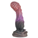 8in Luminous Fantasy Silicone Soft Big Dildo Manual Climax Bed Cock Toy