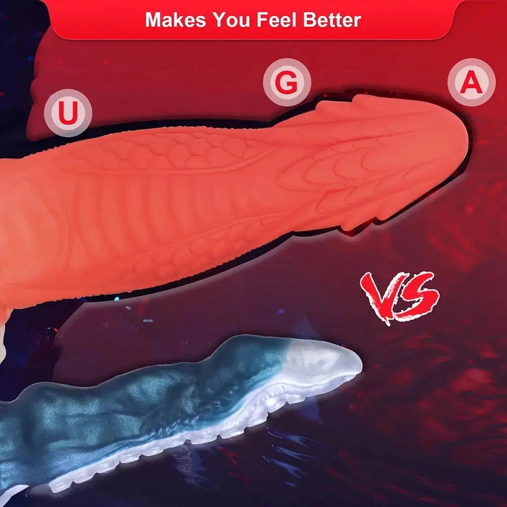 8in Monster Dragon Realistic Adult Sex Toy Dragon Silicone Fantasy Dildo