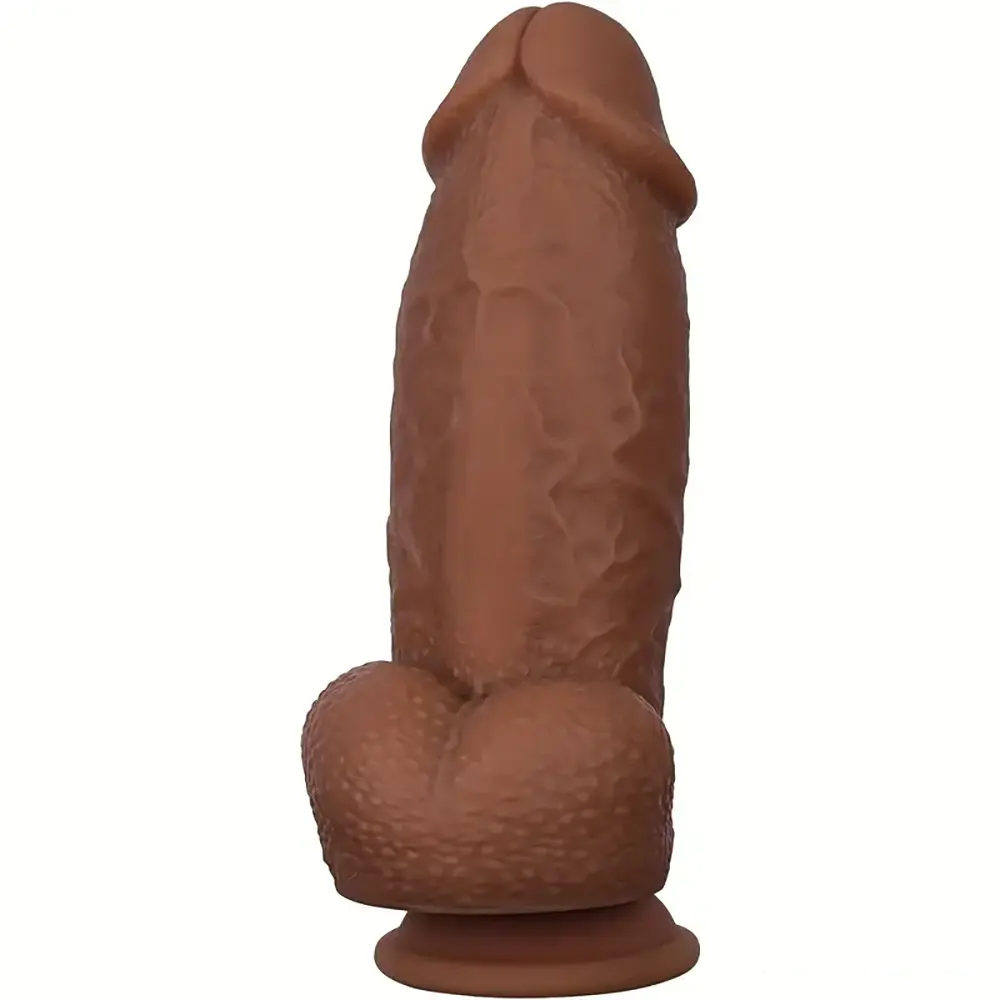 8in Premium Realistic Large PVC Dildo For Couples Solo Sex Play