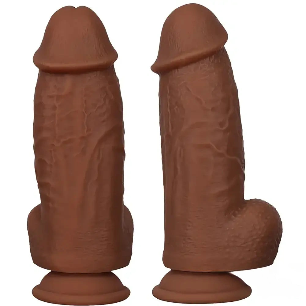 8in Premium Realistic Large PVC Dildo For Couples Solo Sex Play