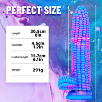 8in Premium Silicone Corn Dildo For Men Fruit Butt Plug Sex Toy