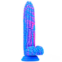 8in Premium Silicone Corn Dildo For Men Fruit Butt Plug Sex Toy