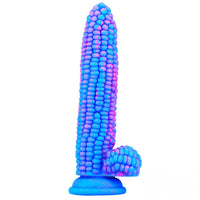 8in Premium Silicone Corn Dildo For Men Fruit Butt Plug Sex Toy
