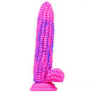 8in Premium Silicone Corn Dildo For Men Fruit Butt Plug Sex Toy