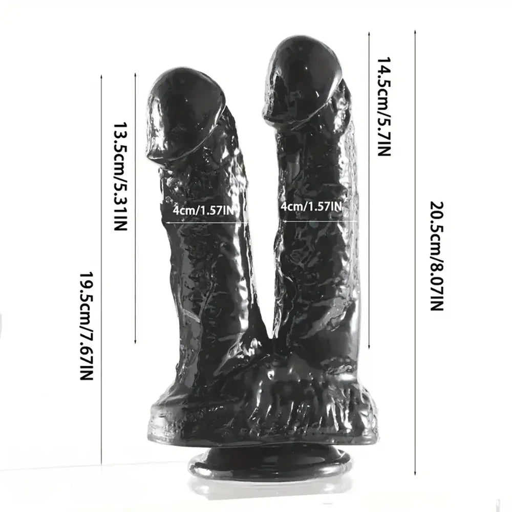 8in Realistic Double Ended Dildo For G-Spot Stimulation Dildo Sex Toy