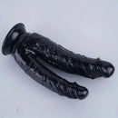 8in Realistic Double Sided Dildo Big PVC Lesbian Penis With Suction Cup