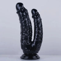 8in Realistic Double Sided Dildo Big PVC Lesbian Penis With Suction Cup