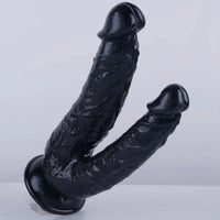 8in Realistic Double Sided Dildo Big PVC Lesbian Penis With Suction Cup
