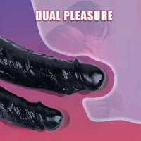 8in Realistic Double Sided Dildo Big PVC Lesbian Penis With Suction Cup