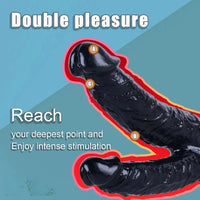 8in Realistic Double Sided Dildo Big PVC Lesbian Penis With Suction Cup