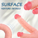 8in Realistic Double Sided Dildo Big PVC Lesbian Penis With Suction Cup