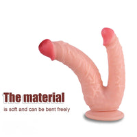 8in Realistic Double Sided Dildo Big PVC Lesbian Penis With Suction Cup