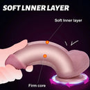 8in Silicone Soft Thick Lifelike Dildo For Female Masturbation Couple