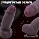 8in Silicone Soft Thick Lifelike Dildo For Female Masturbation Couple