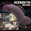 8in Silicone Soft Thick Lifelike Dildo For Female Masturbation Couple