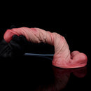 9.02in Realistic Penis Texture Dual Density Silicone Ejaculating Dildo