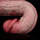 9.02in Realistic Penis Texture Dual Density Silicone Ejaculating Dildo