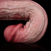 9.02in Realistic Penis Texture Dual Density Silicone Ejaculating Dildo