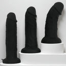 9.05in 10.03in 11.02in Thick Eggless Silicone Penis Dildo Adult Sex Toy