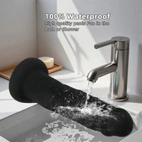 9.05in 10.03in 11.02in Thick Eggless Silicone Penis Dildo Adult Sex Toy