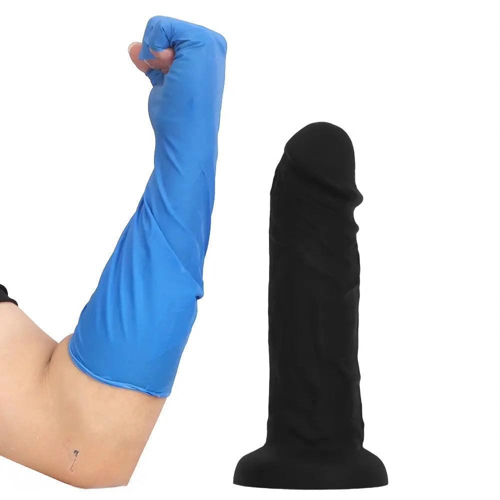 9.05in 10.03in 11.02in Thick Eggless Silicone Penis Dildo Adult Sex Toy