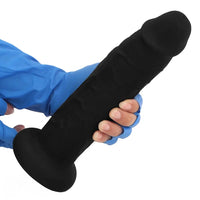 9.05in 10.03in 11.02in Thick Eggless Silicone Penis Dildo Adult Sex Toy