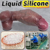 9.05in 10.23in 11.41in Strap on Realistic Soft Dildo Penis Masturbator For Adults