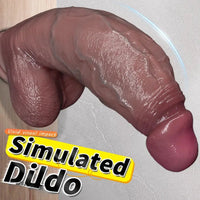 9.05in 10.23in 11.41in Strap on Realistic Soft Dildo Penis Masturbator For Adults
