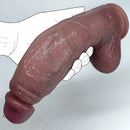 9.05in 10.23in 11.41in Strap on Realistic Soft Dildo Penis Masturbator For Adults