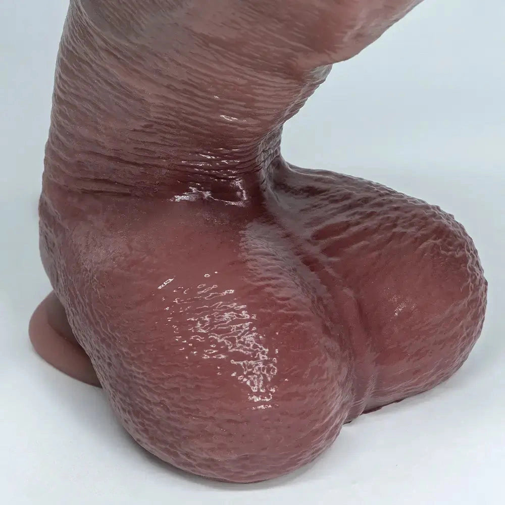 9.05in 10.23in 11.41in Strap on Realistic Soft Dildo Penis Masturbator For Adults
