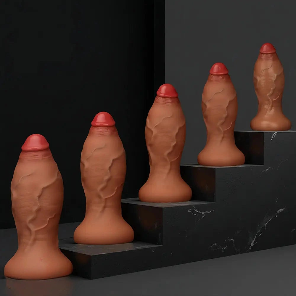 9.05in 10.23in 12.2in 13.38in 14.96in Huge Thick Long Mega Silicone Dildo