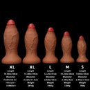 9.05in 10.23in 12.2in 13.38in 14.96in Huge Thick Long Mega Silicone Dildo