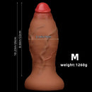 9.05in 10.23in 12.2in 13.38in 14.96in Huge Thick Long Mega Silicone Dildo