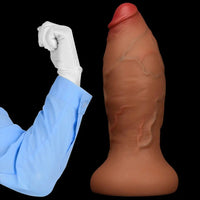 9.05in 10.23in 12.2in 13.38in 14.96in Huge Thick Long Mega Silicone Dildo