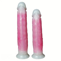 9.05in 10.23in Skin Sliding Foreskin Large Fluorescence Female Dildo
