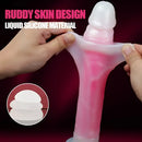 9.05in 10.23in Skin Sliding Foreskin Large Fluorescence Female Dildo